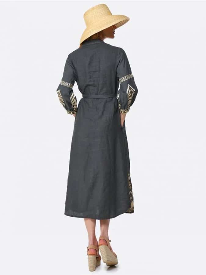 GREEK-ARCHAIC-KORI-Embroidered-Feather-Maxi-Kimono-Dress-3